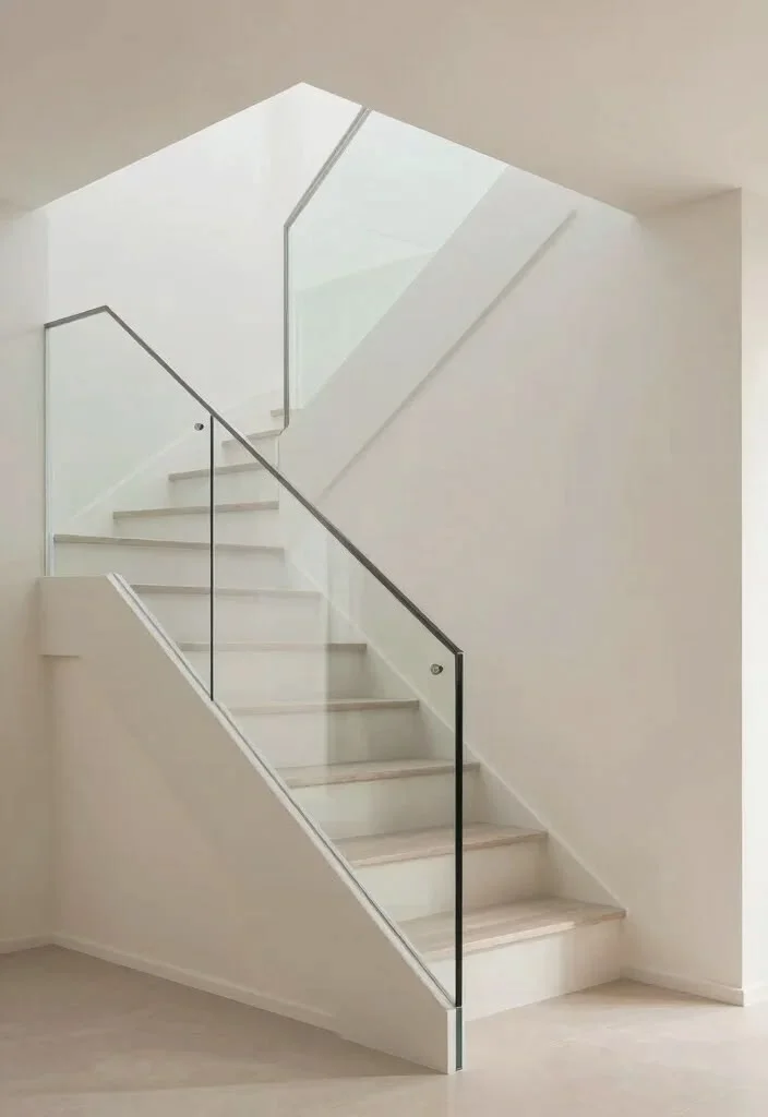 A light-filled stairwell